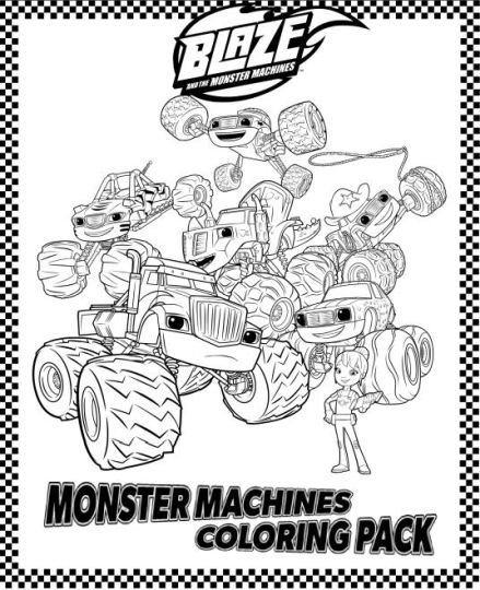 Blaze And The Monster Machines Coloring Pages - Part 3
